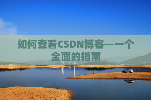 如何查看CSDN博客—一个全面的指南